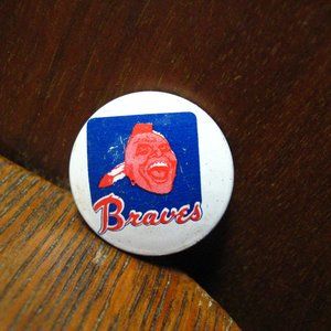 Atlanta Braves Baseball Vintage Small Lapel Pin Button